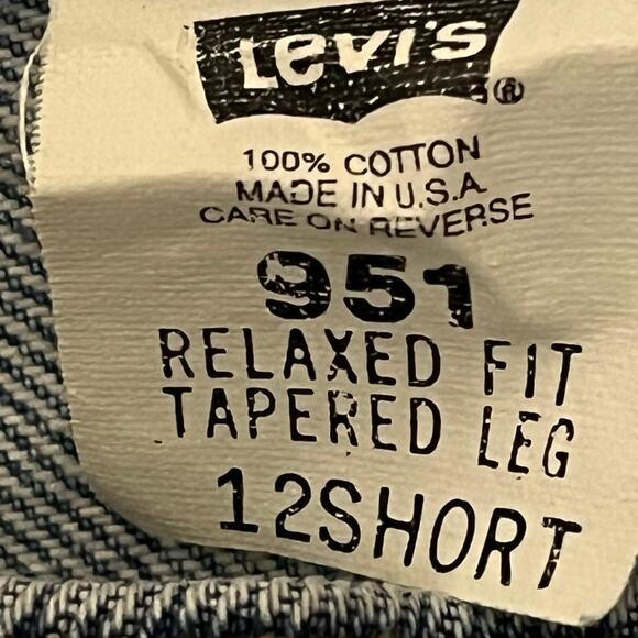 Vintage Levi's Jeans Orange Tab 951 | Made in USA | Relaxed Tapered Leg Denim - Picture 11 of 11